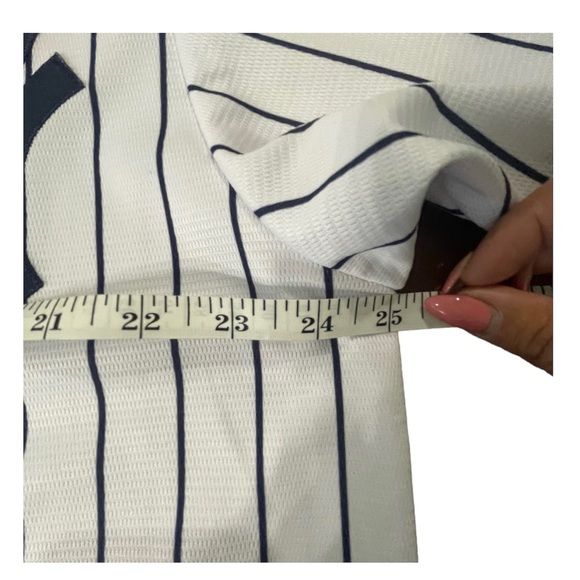 New York Yankees Baseball Jersey, size XLT Blue and White! - Picture 6 of 9